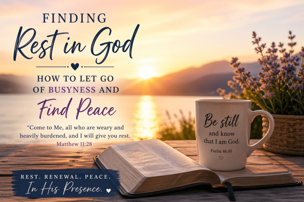 Finding Rest in God: How to Let Go of Busyness and Find&nbsp;PeaceRest
