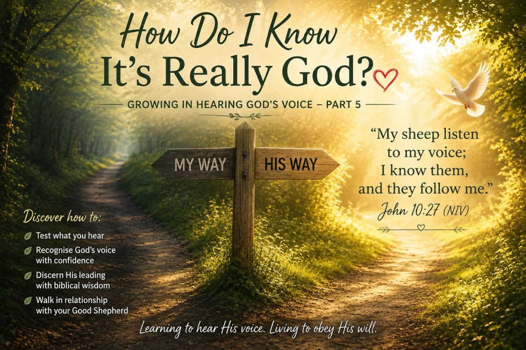 Growing in Hearing God’s Voice – Part 5 | How Do I Know It’s Really&nbsp;God?